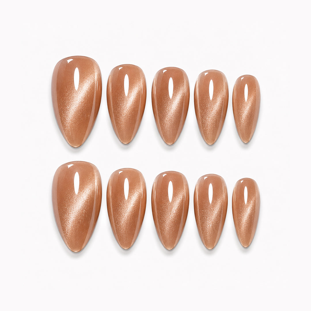 Soft Copper Cat Eye