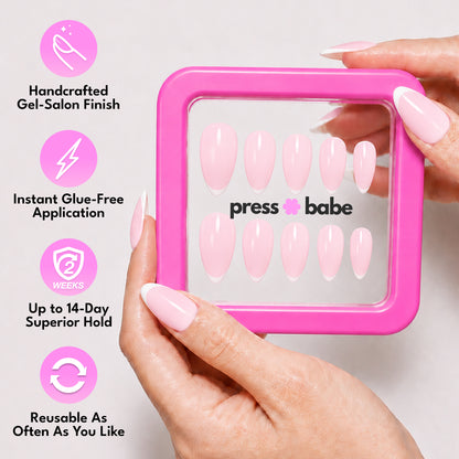 Baby Pink Micro French