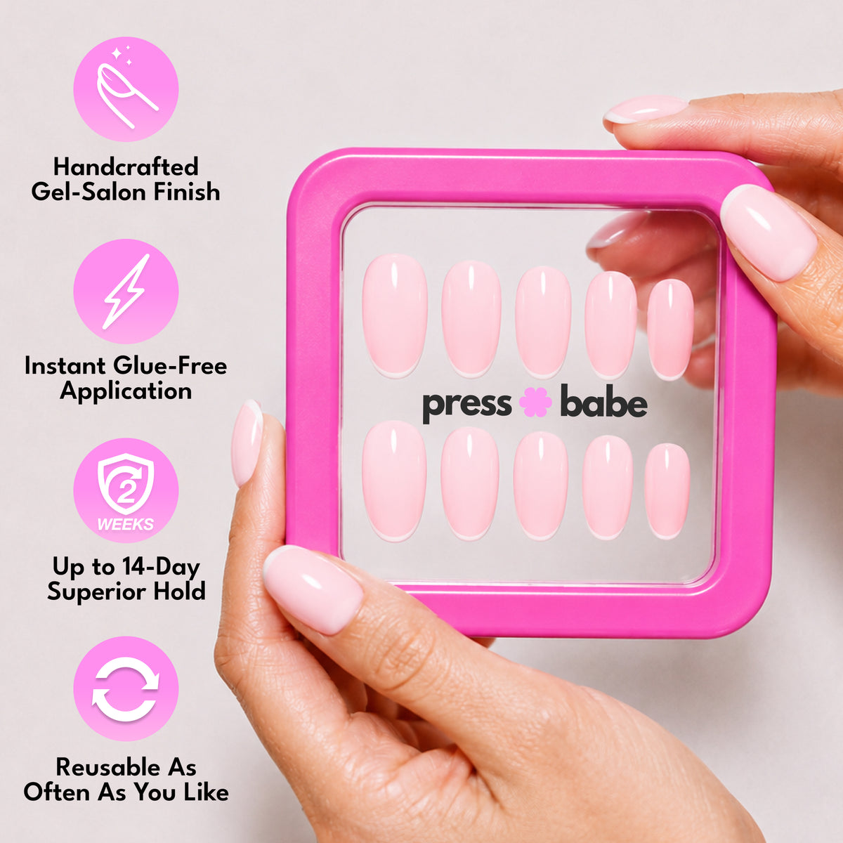 Baby Pink Micro French