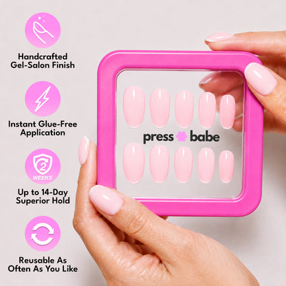 Baby Pink Micro French